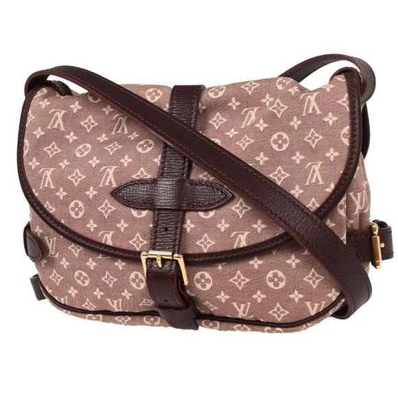 Louis Vuitton Sepia Monogram Idylle Saumur PM Shoulder Bag M40669 MB1142 115792 - Picture 2 of 10